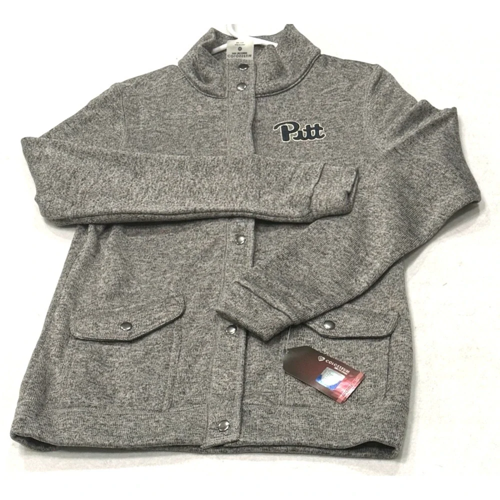 University of Pittsburgh Pitt Panthers Gary Snap jacket size M~New Women's - Picture 1 of 10